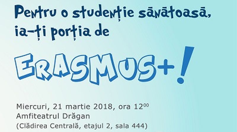 Eveniment de informare pentru programul Erasmus+ al Universității din Craiova