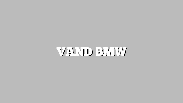VAND BMW